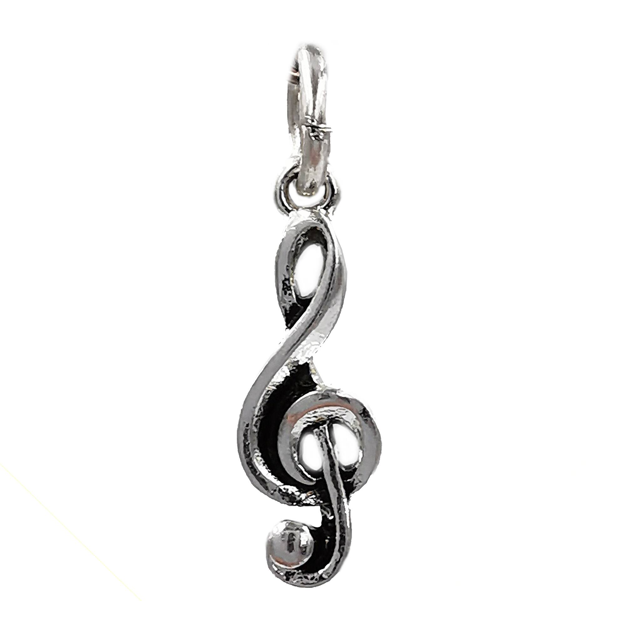 Silver Plated Music Charm by Bead Landing™
